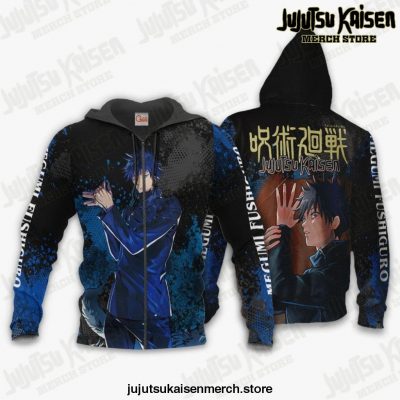 Jujutsu Kaisen Megumi Fushiguro Jacket / Zipper Hoodie Zip S All Over Printed Shirts