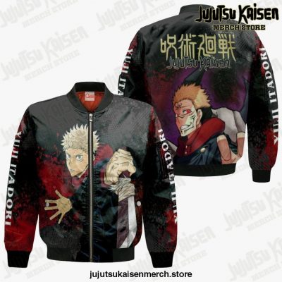 Jujutsu Kaisen Yuji Itadori Custom Jacket / Zipper Hoodie Bomber S All Over Printed Shirts