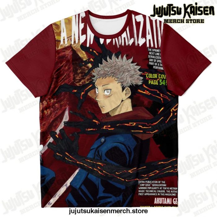 Jujutsu Kaisen Yuji Itadori T-Shirt Xs