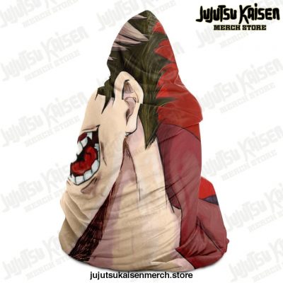 Jujutsu Kaisen Yuji Itadori Unisex Hooded Blanket - Aop