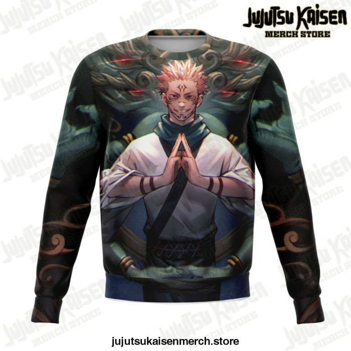 Sukuna Jujutsu Kaisen 3D Sweatshirt Xs Athletic - Aop