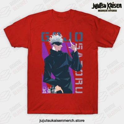 Gojo Swag Jujutsu Kaisen T-Shirt Red / S