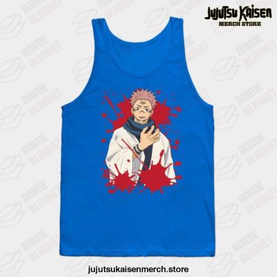 Jujutsu Kaisen Anime - Sukuna Tank Top Blue / S