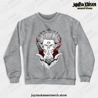 Jujutsu Kaisen Crewneck Sweatshirt Gray / S