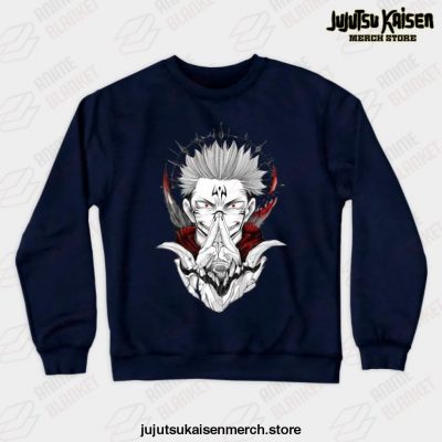 Jujutsu Kaisen Crewneck Sweatshirt Navy Blue / S