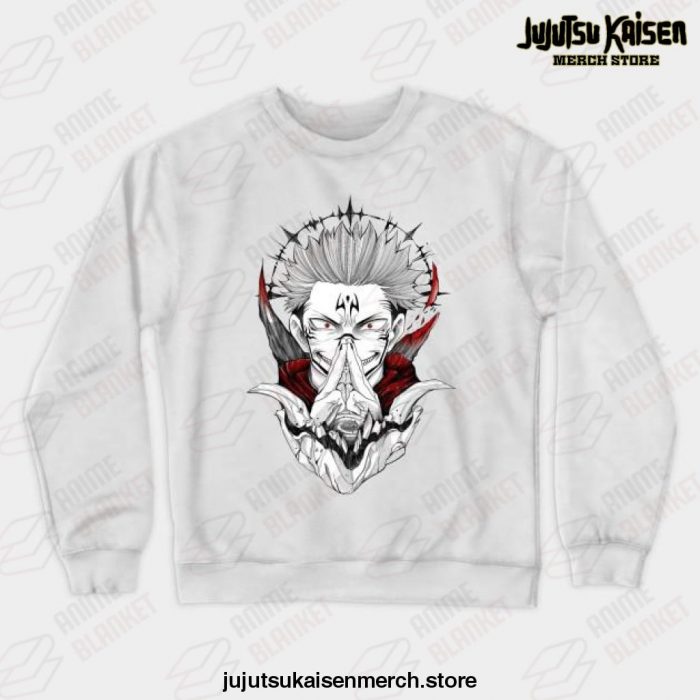 Jujutsu Kaisen Crewneck Sweatshirt White / S