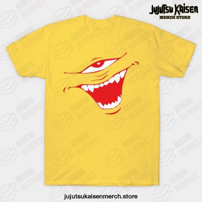 Jujutsu Kaisen Cursed Mouth T-Shirt Yellow / S
