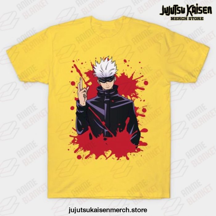 Jujutsu Kaisen - Gojo Satoru T-Shirt Yellow / S