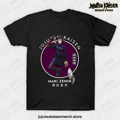 Jujutsu Kaisen Maki Zenin I T-Shirt Black / S