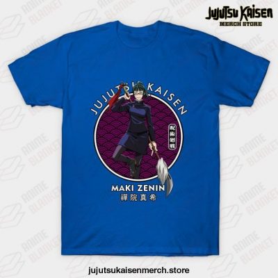 Jujutsu Kaisen Maki Zenin I T-Shirt Blue / S