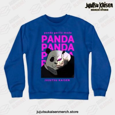 Jujutsu Kaisen - Panda Gorilla Mode Crewneck Sweatshirt Blue / S