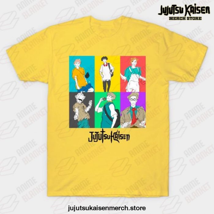 Jujutsu Kaisen Paradise T-Shirt Yellow / S