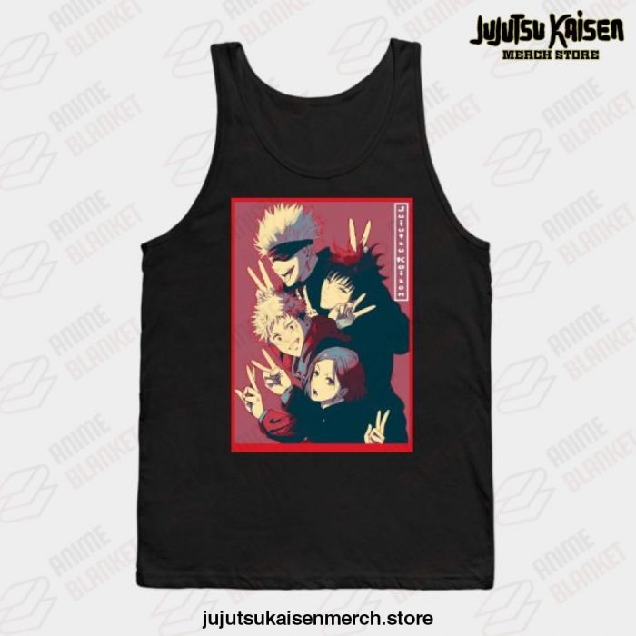 Jujutsu Kaisen Pop Art Tank Top Black / S