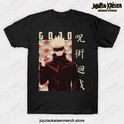 Jujutsu Kaisen Satoru Gojo T-Shirt Black / S