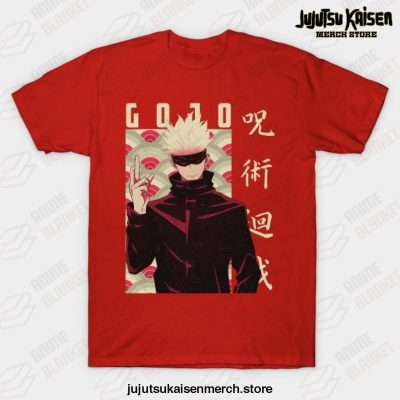Jujutsu Kaisen Satoru Gojo T-Shirt Red / S