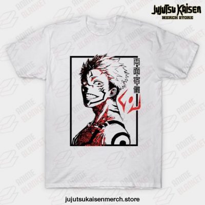 Jujutsu Kaisen Sukuna T-Shirt White / S