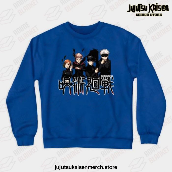Jujutsu Kaisen - Team Crewneck Sweatshirt Blue / S