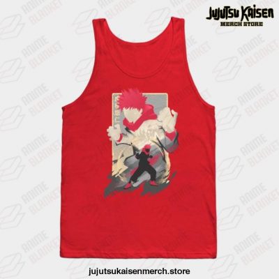 Jujutsu Kaisen The Tiger Of West Junior High Tank Top Red / S