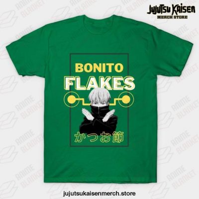 Jujutsu Kaisen Toge Inumaki Bonito Flakes T-Shirt Green / S