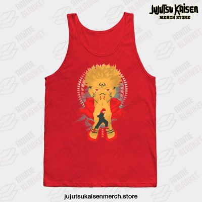 Sukuna On Board Tank Top Red / S