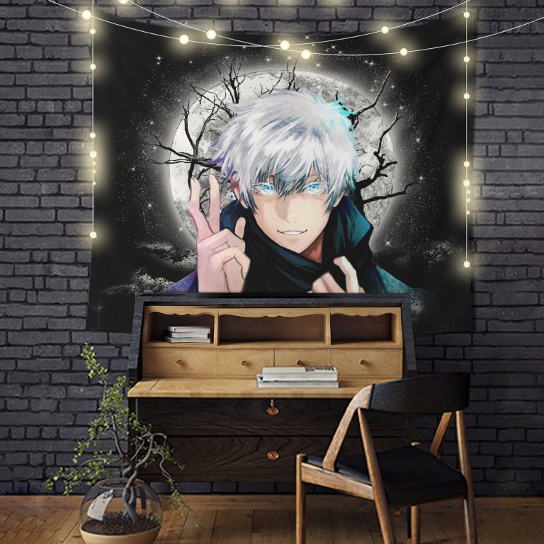 Gojo Jujutsu Kaisen Moonlight Tapestry - Jujutsu Kaisen Store