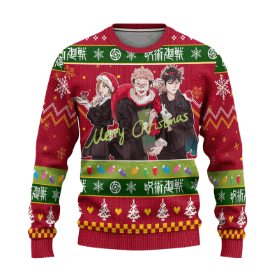 jujutsu kaisen ugly christmas sweater custom xmas gift 660516 - Jujutsu Kaisen Store