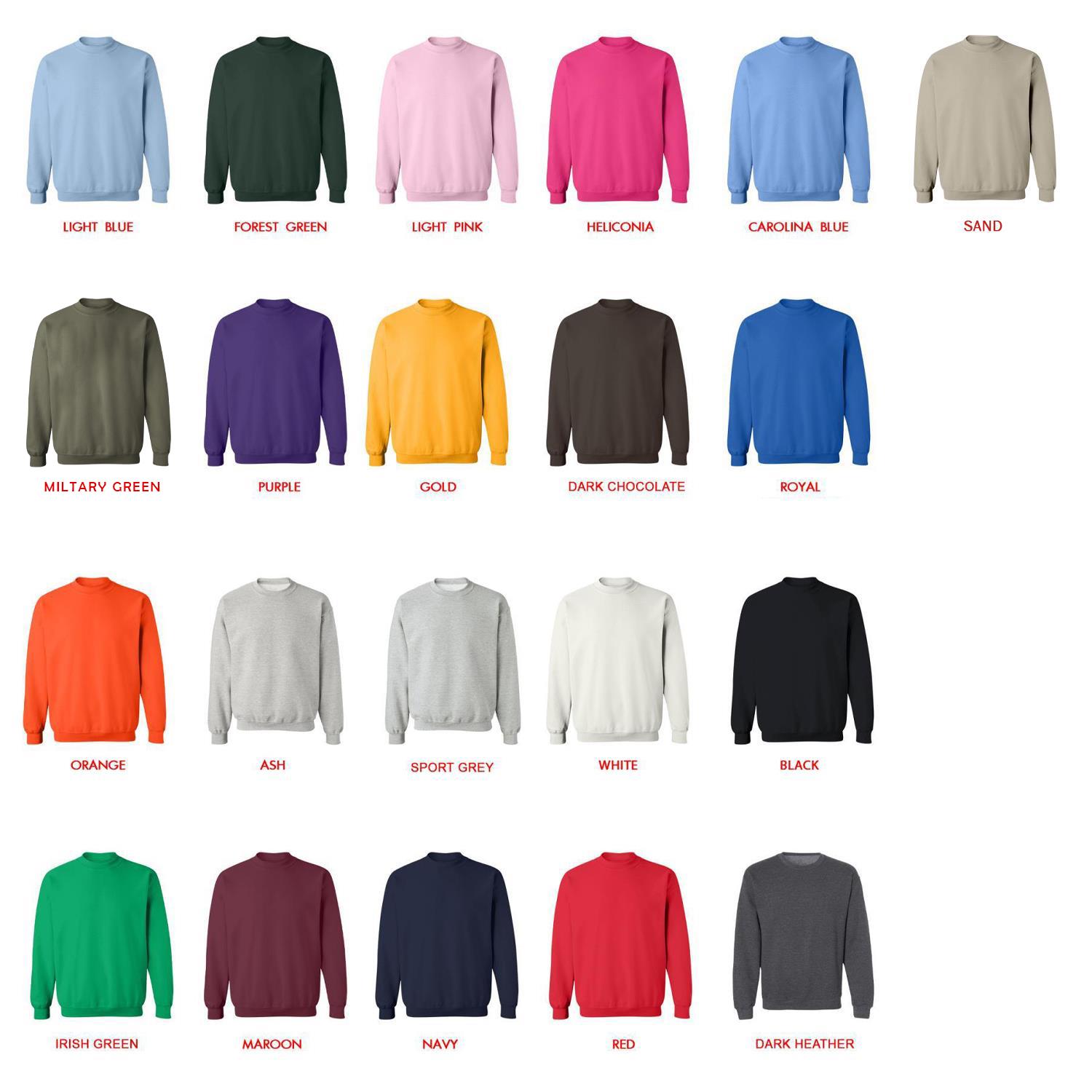 sweatshirt color chart - Jujutsu Kaisen Store