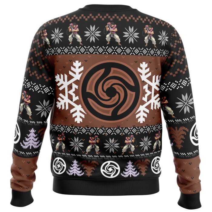 Chibi Toji Fushiguro JK Ugly Christmas Sweater BACK mockup - Jujutsu Kaisen Store